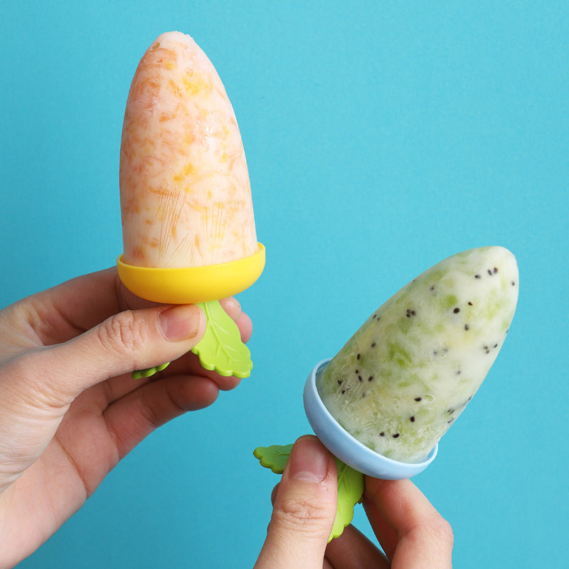 Creative Cute Potted Ice Cream Mold Children Cartoon Summer 6-Cell Household Detachable Ice Mold Customization