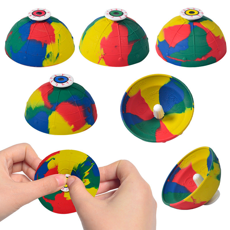 Camo Half Edge Bounce Bowl Toy