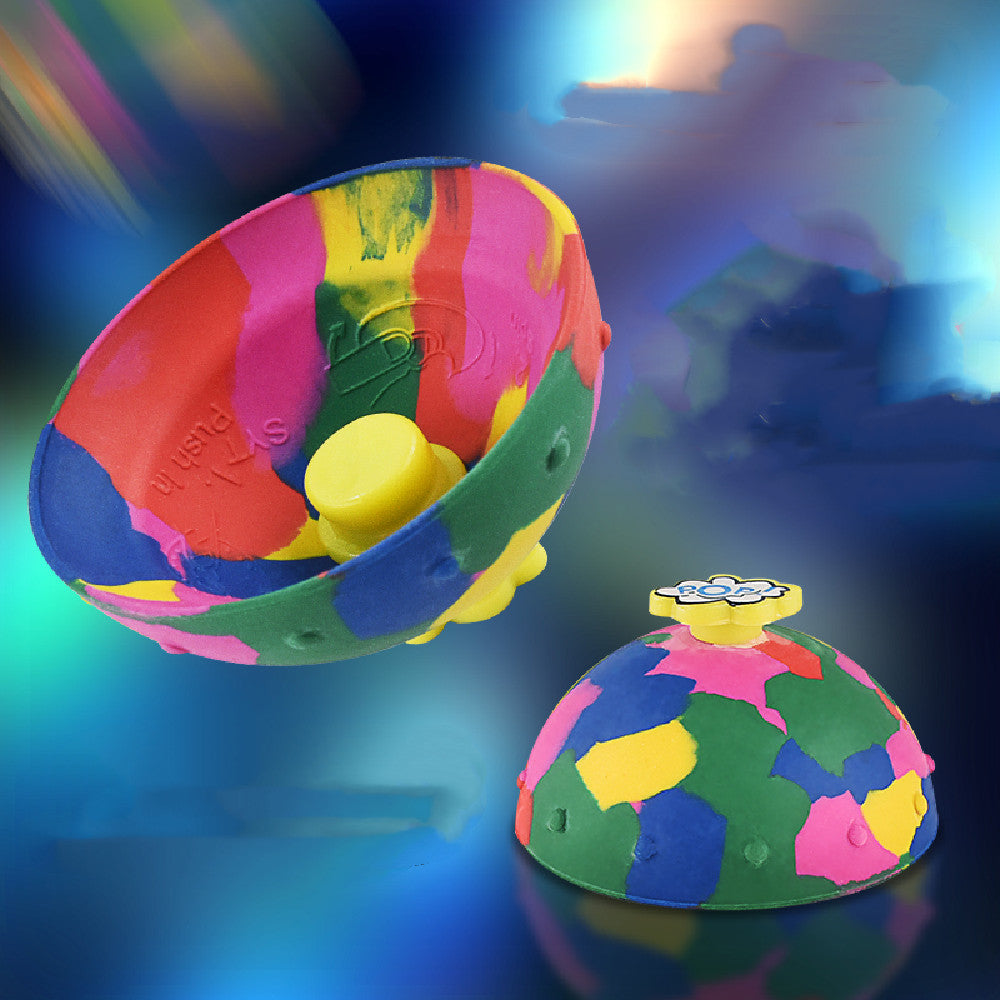 Camo Half Edge Bounce Bowl Toy