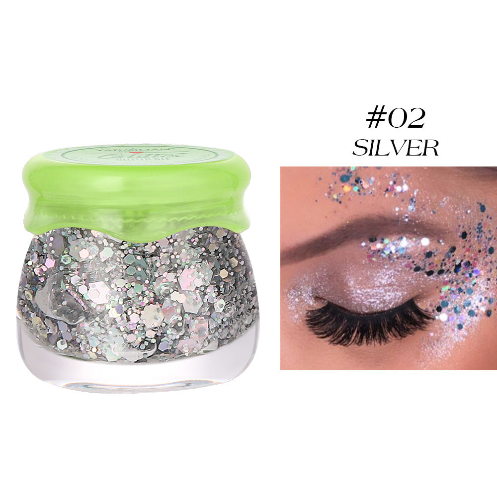 Cross-border Spot Hot Sequins Eye Shadow Sequin Gel Mermaid Scale Facial Body Lotion Performance Stage Nightclub Makeup