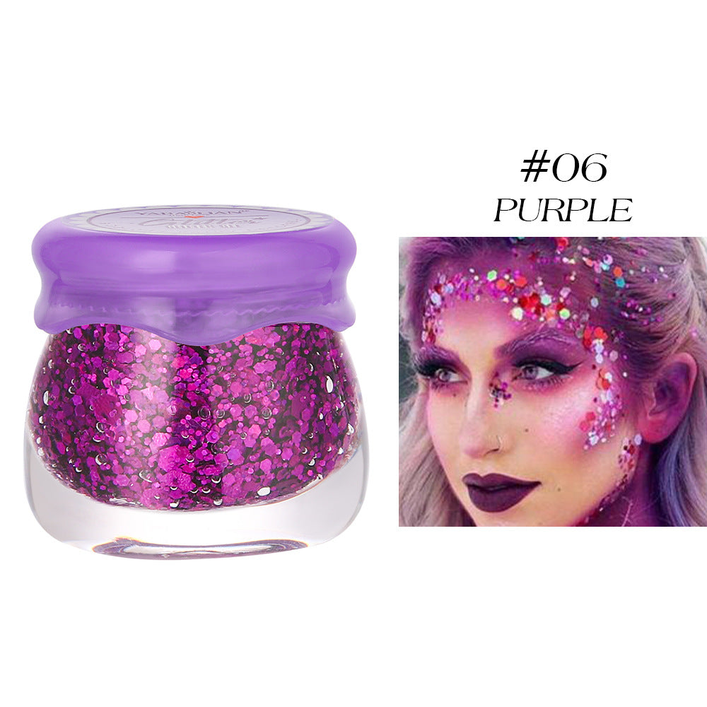 Cross-border Spot Hot Sequins Eye Shadow Sequin Gel Mermaid Scale Facial Body Lotion Performance Stage Nightclub Makeup