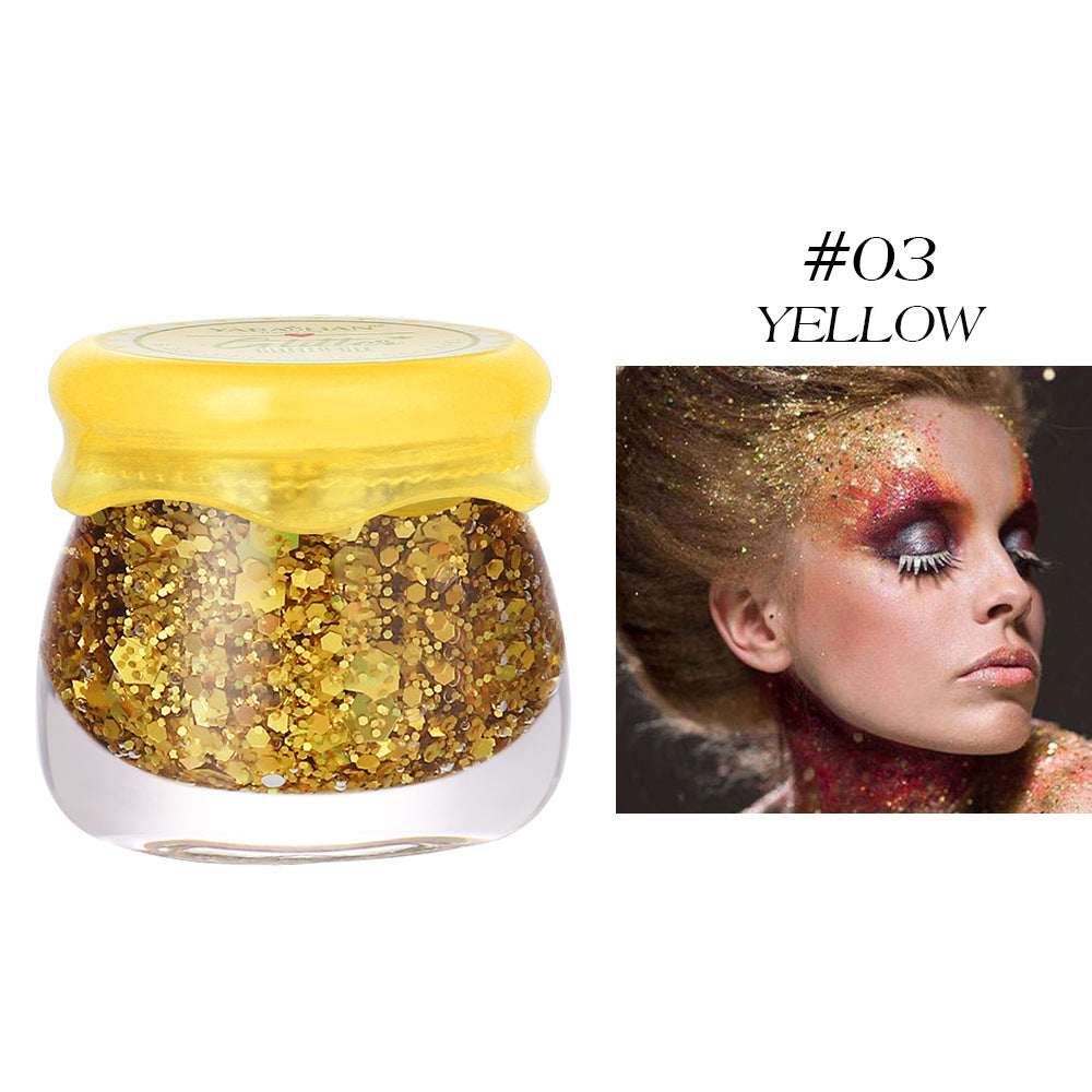 Cross-border Spot Hot Sequins Eye Shadow Sequin Gel Mermaid Scale Facial Body Lotion Performance Stage Nightclub Makeup