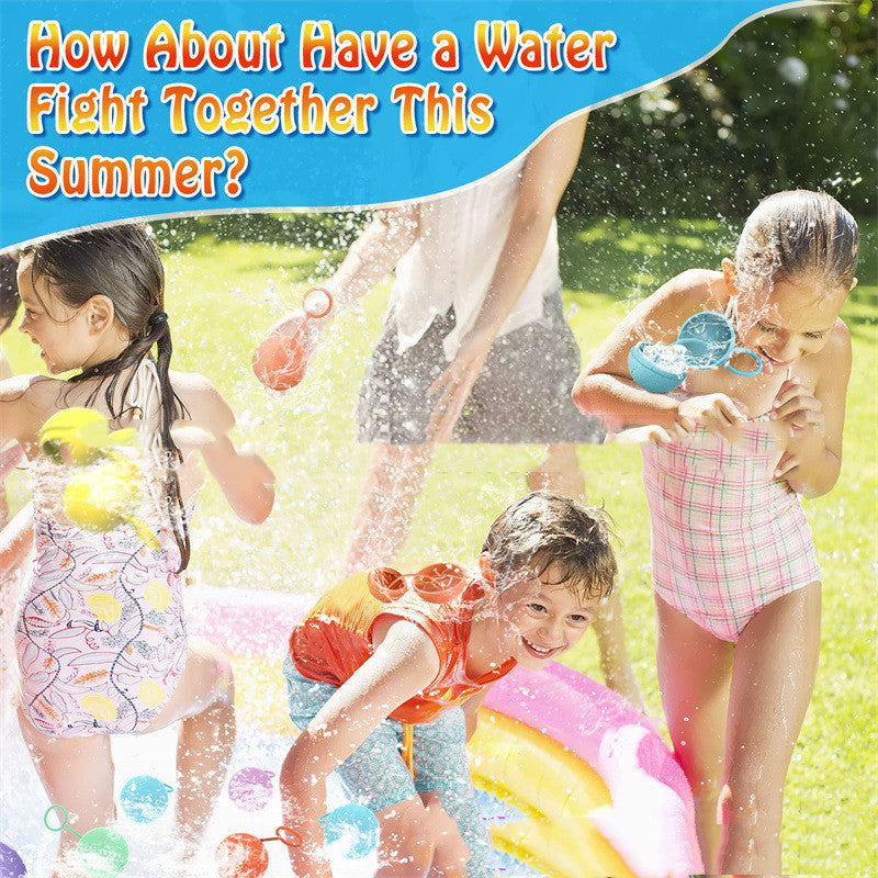 Children's Pull Ring Finger Buckle Water Ball Toy