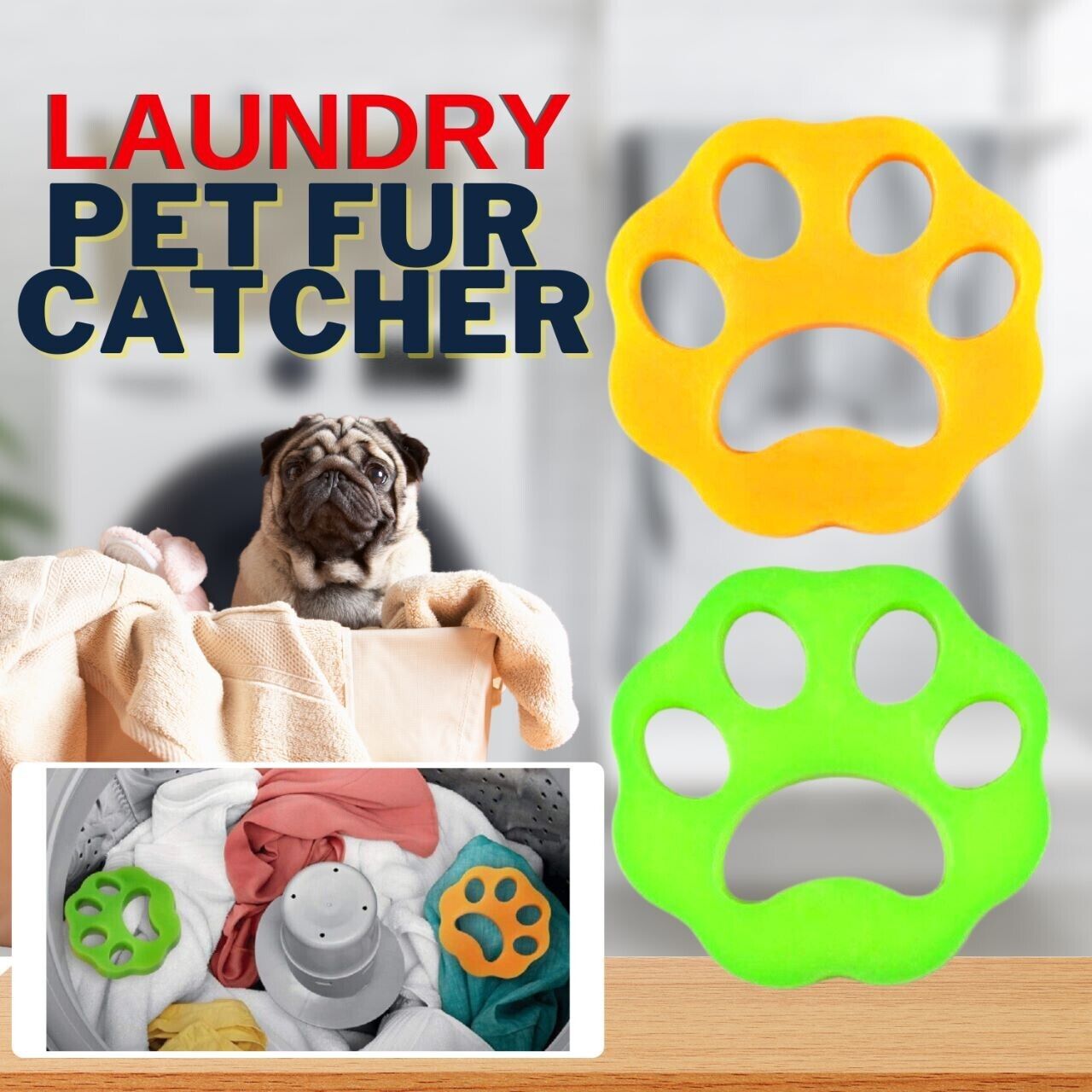 2 Pack Pet Hair Remover For Laundry Washing Machine Hair Catcher Pet Fur Catcher