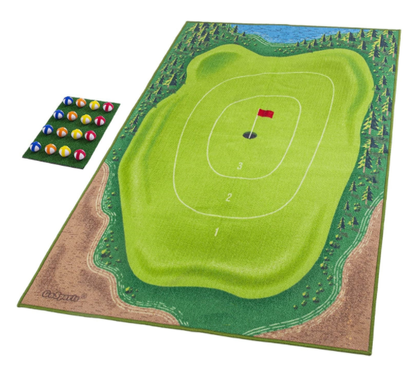 Golf Training Mat For Swing Parent-child Toys Ball Trace Directional Mat Swing Path Pads Swing Practice Pads