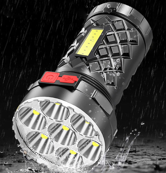 Multi-light Bead High-brightness Flashlight Rechargeable Waterproof