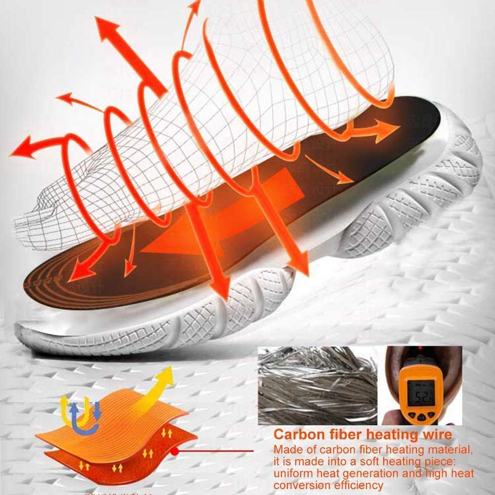 USB Heated Shoes Insoles Can Be Cut Winter Warm Heating Insoles Pad Feet For Boots Sneaker Shoes