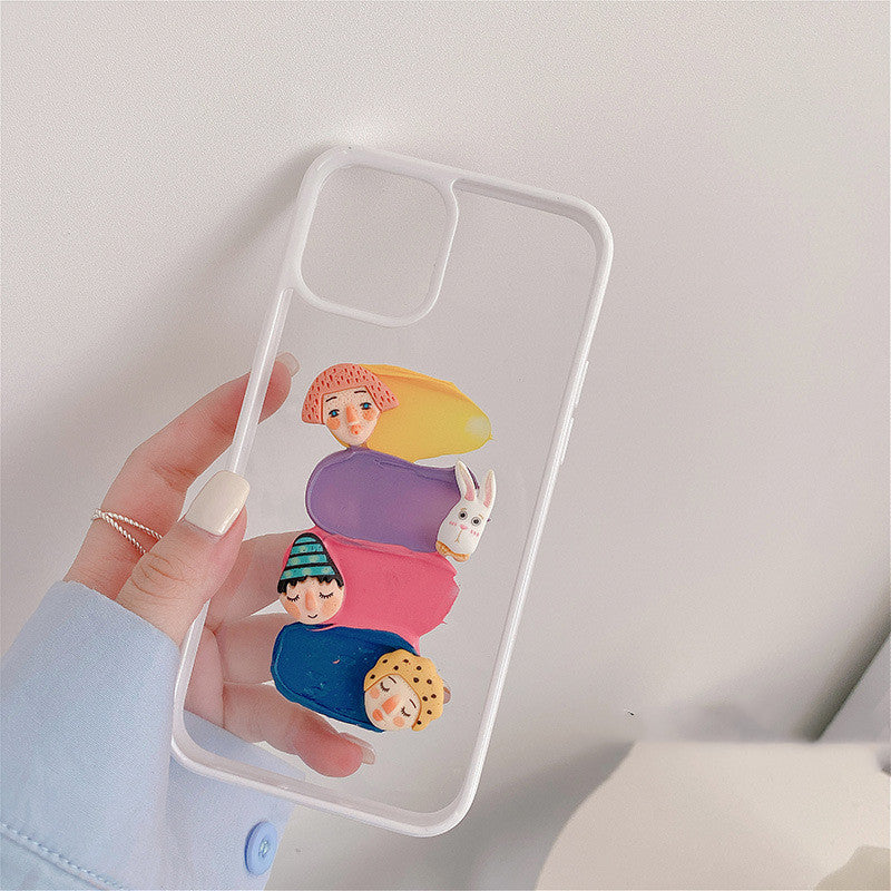 Three Dimensional Color Mobile Phone Case New Silicone Case