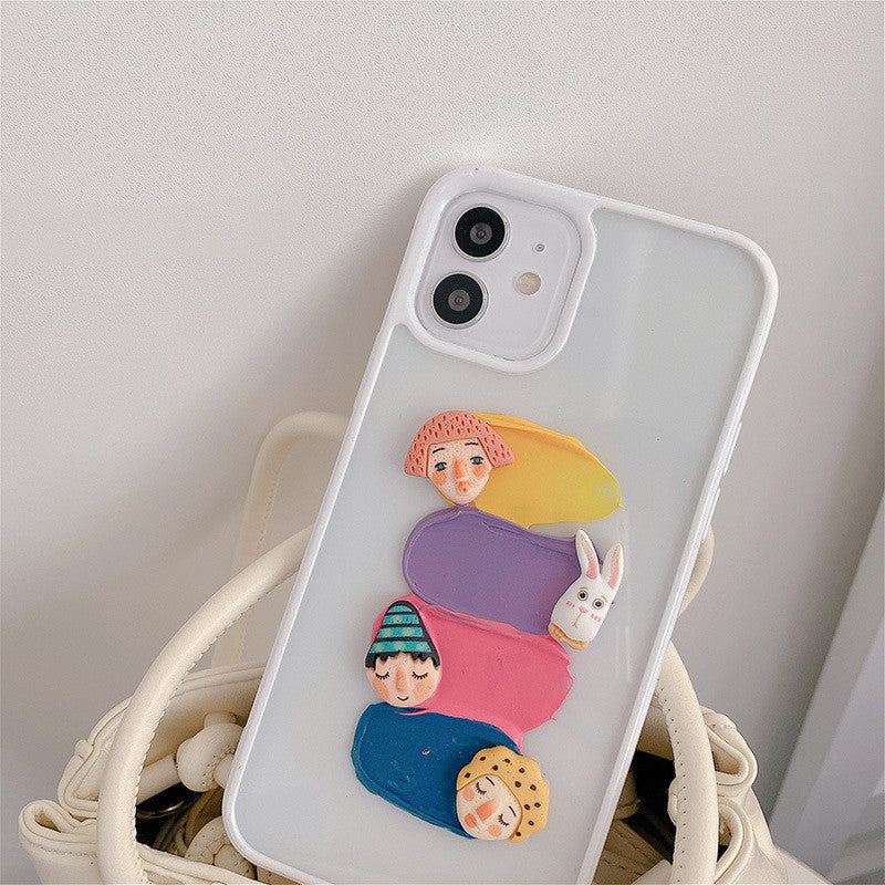 Three Dimensional Color Mobile Phone Case New Silicone Case