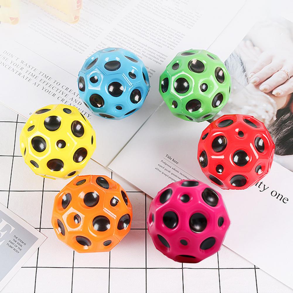 Hole Ball PU Foam Solid Elastic Interactive Slow Rebound Toy