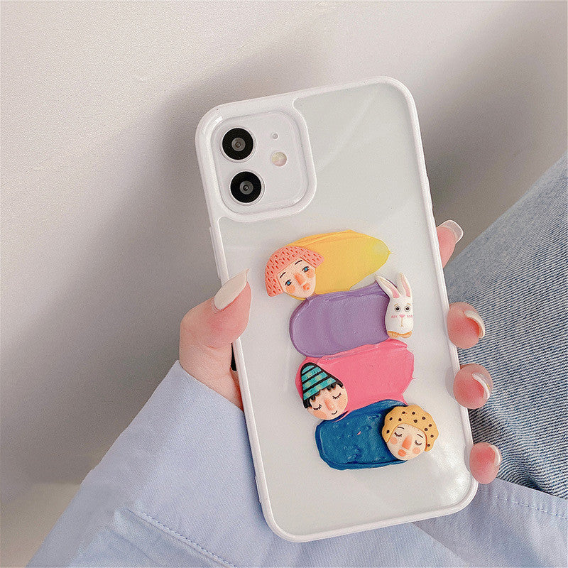 Three Dimensional Color Mobile Phone Case New Silicone Case