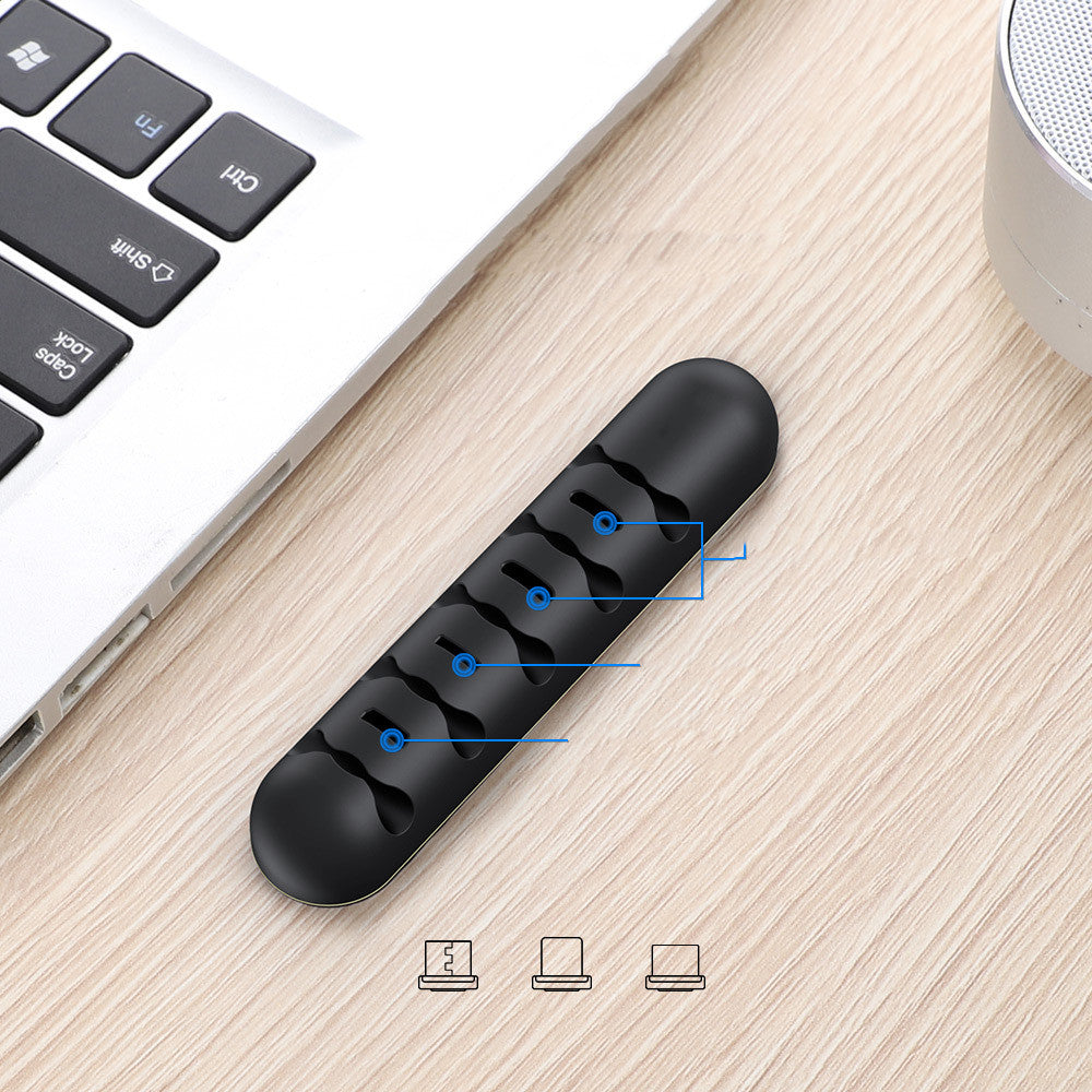 Desktop Charging Data Cable Organizer Silicone