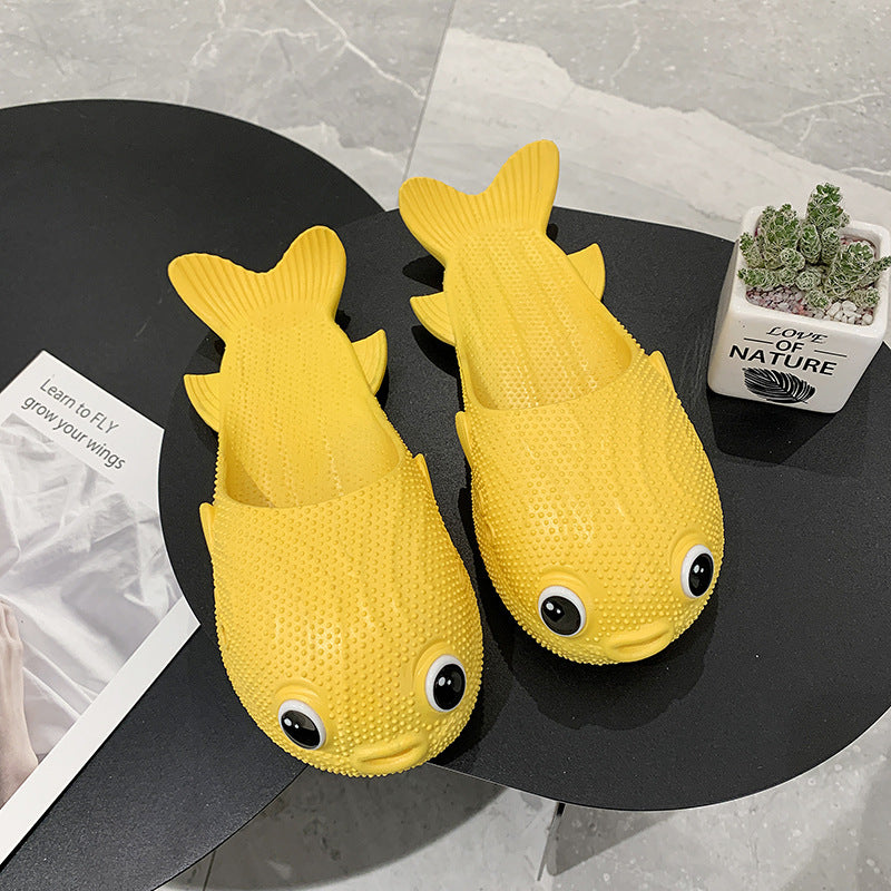 Creative Funny Soft Bottom Puffer Fish Slippers